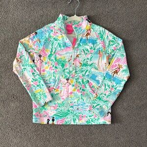 Lilly Pulitzer Colorful Quarter-Zip Pullover